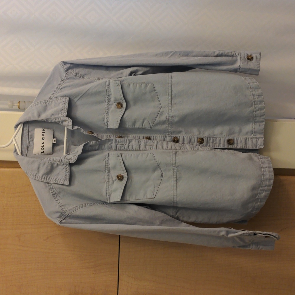 Chambray Button up Top